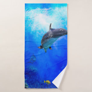 Dolphin World  "WIND OP HET WATER" Badhanddoek
