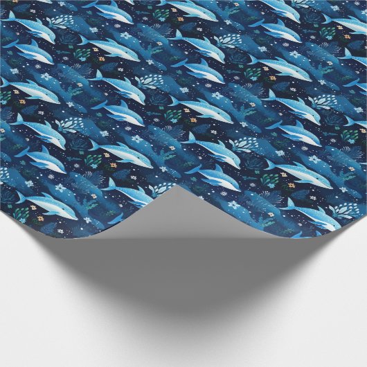 Dolphin Wrapping Paper Cadeaupapier (Hoek)