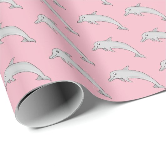 Dolphin Wrapping Paper Cadeaupapier (Rol Hoek)