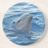 Dolphin Zandsteen Onderzetter (Voorkant)