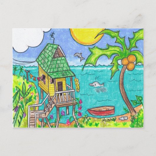 Dolphinos-postkaart Briefkaart (Voorkant)
