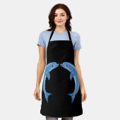 Dolphins Apron Schort (Gedragen)