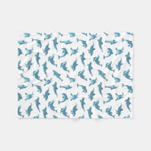 Dolphins Baby Blanket Fleece Deken (Voorkant (Horizontaal))