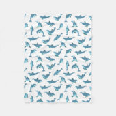 Dolphins Baby Blanket Fleece Deken (Voorkant)