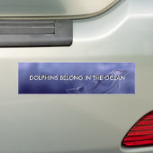 DOLPHINS BINNEN DE OCEAAN STICKER (Op auto)