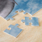 Dolphins Blue Sky White Clouds Natuur Fantasy Legpuzzel (Zijkant)