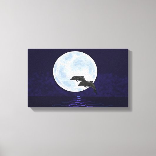 Dolphins Canvas Afdruk (Voorkant)