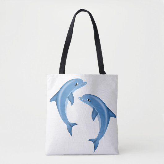 Dolphins Canvas tas (Voorkant)