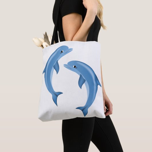 Dolphins Canvas tas (Dichtbij)