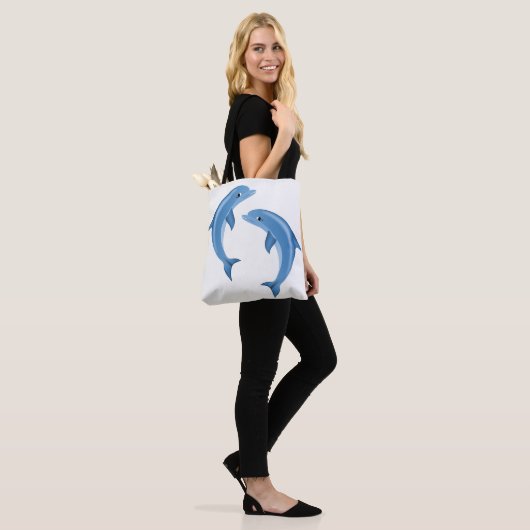 Dolphins Canvas tas (Op model)