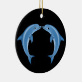 Dolphins Ceramic Ornament (Rechts)