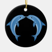 Dolphins Ceramic Ornament (Voorkant)