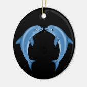 Dolphins Ceramic Ornament (Links)