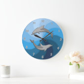 dolphins clock grote klok (Huis)