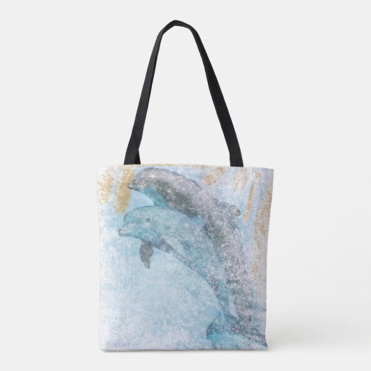 Dolphins Coastal Living | CANVAS TAS (Achterkant)