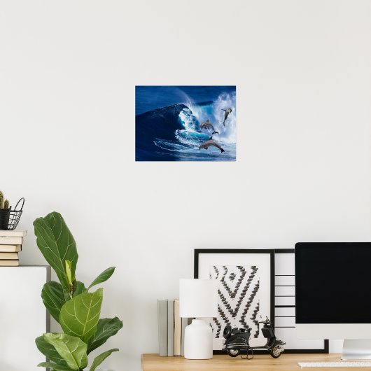 Dolphins Dance Poster (Thuiskantoor)