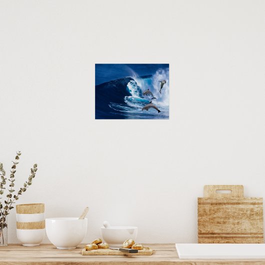 Dolphins Dance Poster (Keuken)