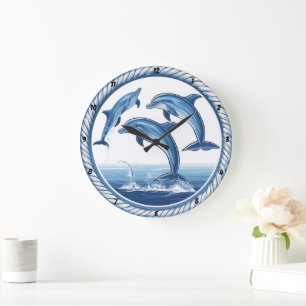 Dolphin's Embrace" - Nautisch touw Grote Klok