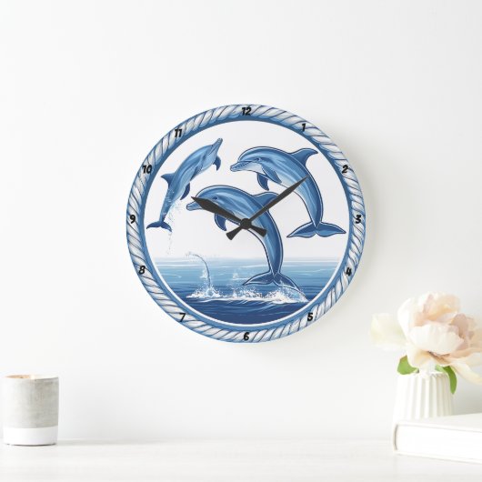 Dolphin's Embrace" - Nautisch touw Grote Klok (Huis)