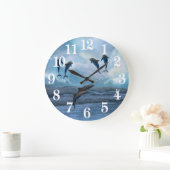 Dolphins fantasie grote klok (Huis)