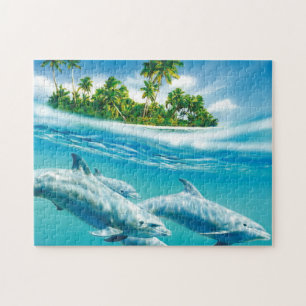 Dolphins Game Puzzle Legpuzzel