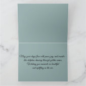 Dolphins Golden Botanical Dreamscape Kaart (Binnen)