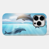 Dolphins Hoesje-Mate iPhone case (Achterkant (horizontaal))