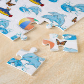 Dolphins Jigzaag Puzzle Legpuzzel (Zijkant)