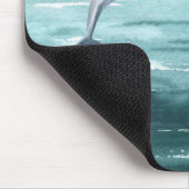 Dolphins Jumping Blue Water Waterverf Name Gezegde Muismat (Hoek)