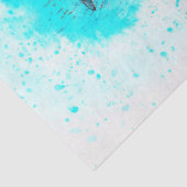 Dolphins Jumping Waterverf Art Decoupage Tissuepapier (Detail)