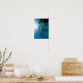 Dolphins Kiss Poster (Keuken)