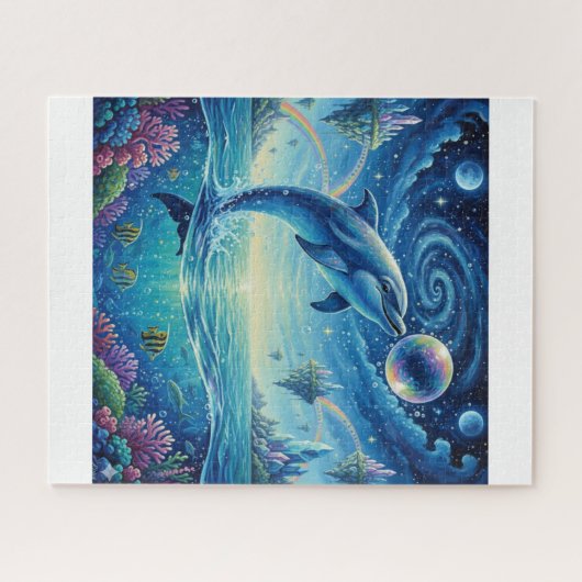 Dolphin's Leap into a Dream Legpuzzel (Horizontaal)