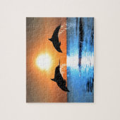 Dolphins Leaping Legpuzzel (Verticaal)