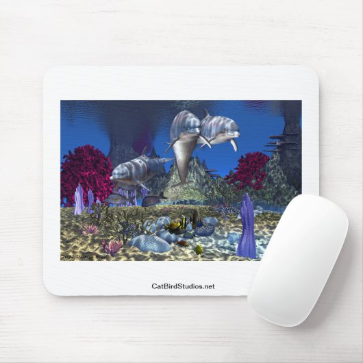 Dolphins Mousepad Muismat (Met muis)
