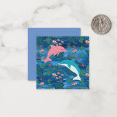 Dolphins Ocean Life Notitiekaartje (Voorkant / Achterkant in situ)