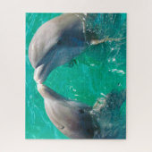 Dolphins onze mooie vrienden legpuzzel (Verticaal)
