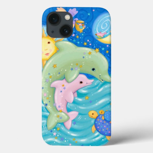 Dolphins Play Case-Mate iPhone Case (Achterkant)