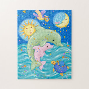Dolphins Play Legpuzzel