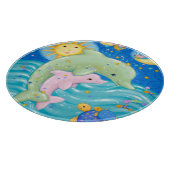 Dolphins Play Snijplank (Hoek)