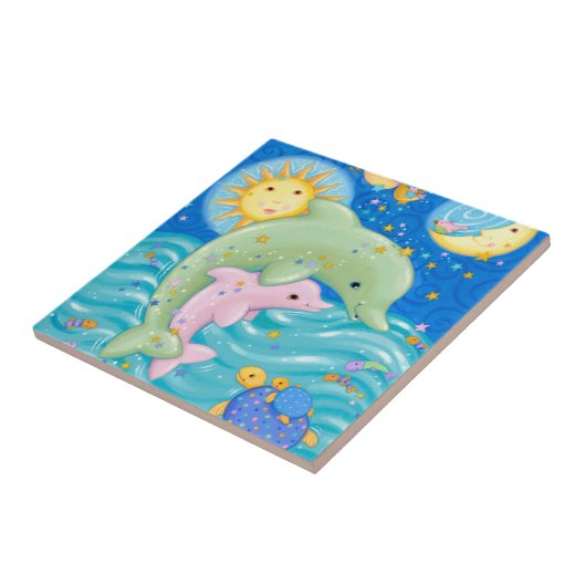 Dolphins Play Tegeltje (Zijkant)