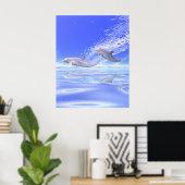 Dolphins Racing Poster (Thuiskantoor)