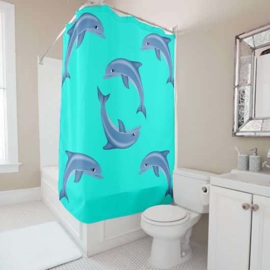 Dolphins Shower Curtain Douchegordijn (In situ)