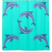Dolphins Shower Curtain Douchegordijn (Voorkant)
