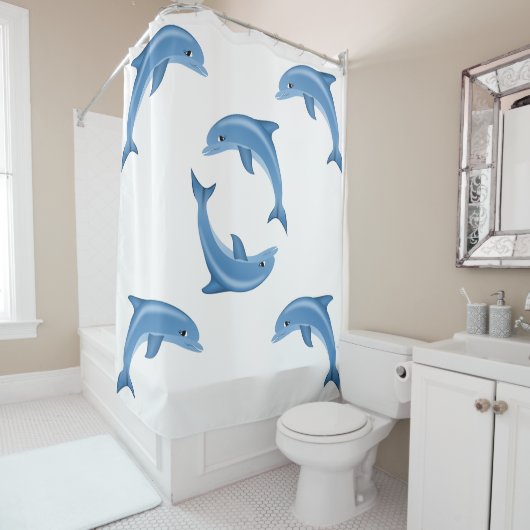 Dolphins Shower Curtain Douchegordijn (In situ)