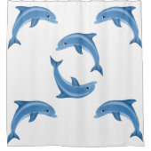 Dolphins Shower Curtain Douchegordijn (Voorkant)