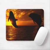 Dolphins Symphony op Sunset Muismat (Met muis)