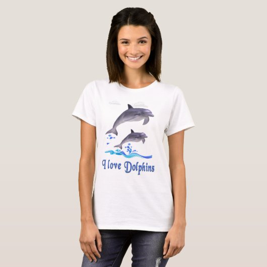 Dolphins T-Shirt (Voorkant volledig)