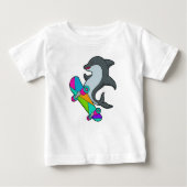 Dolpin as Skater with Skateboard (Voorkant)