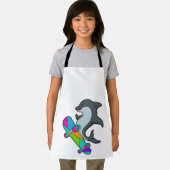 Dolpin as Skater with Skateboard Schort (Insitu)