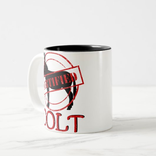 Dolt Certified Two-Tone Mok (Voorkant links)